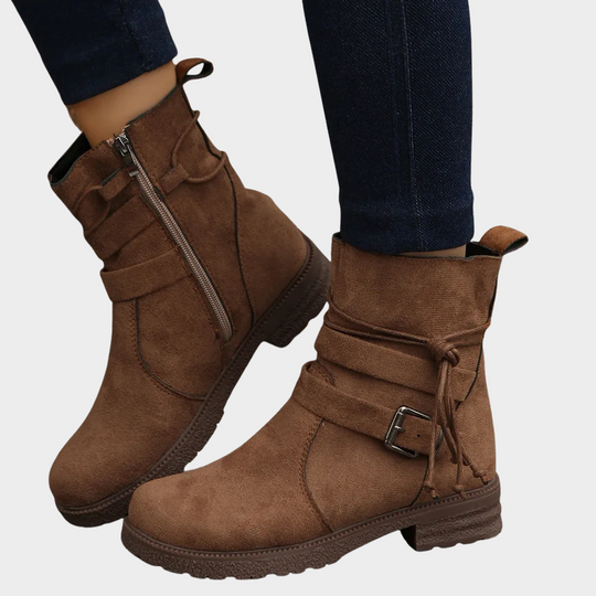 Delaney - Low Heel Ankle Boots