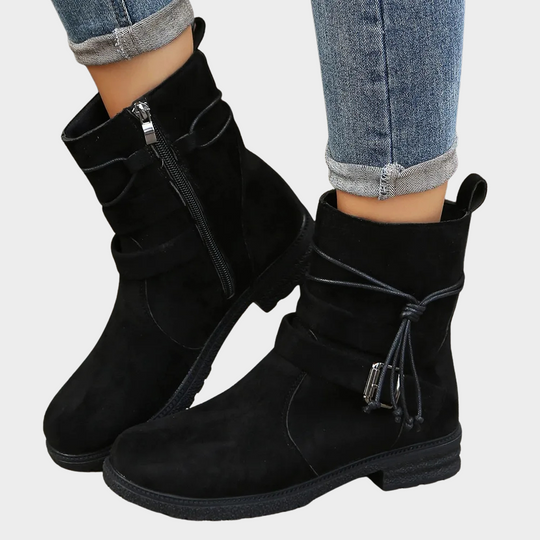 Delaney - Low Heel Ankle Boots