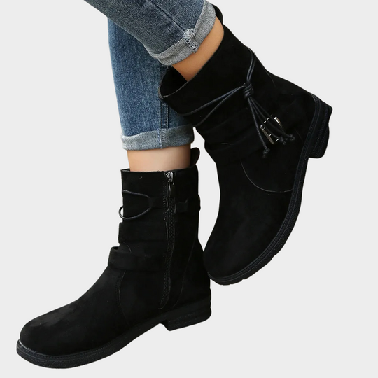 Delaney - Low Heel Ankle Boots