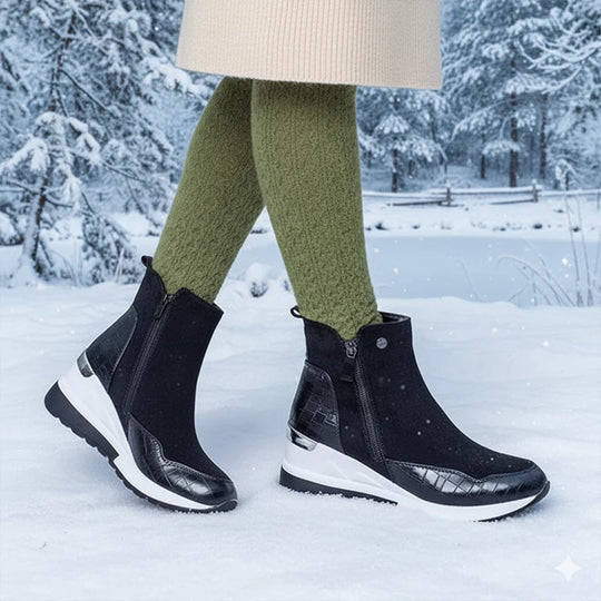 Niniane - Orthopedic Ankle Boot with Side Zipper