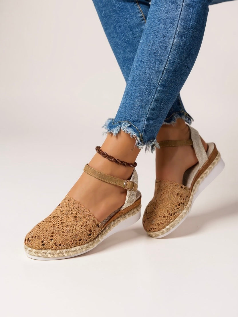 Lyra Crochet Platform Sandals