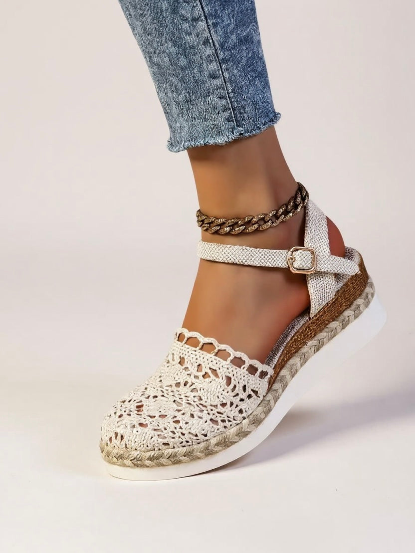 Lyra Crochet Platform Sandals