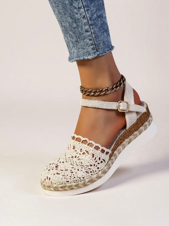 Lyra Crochet Platform Sandals