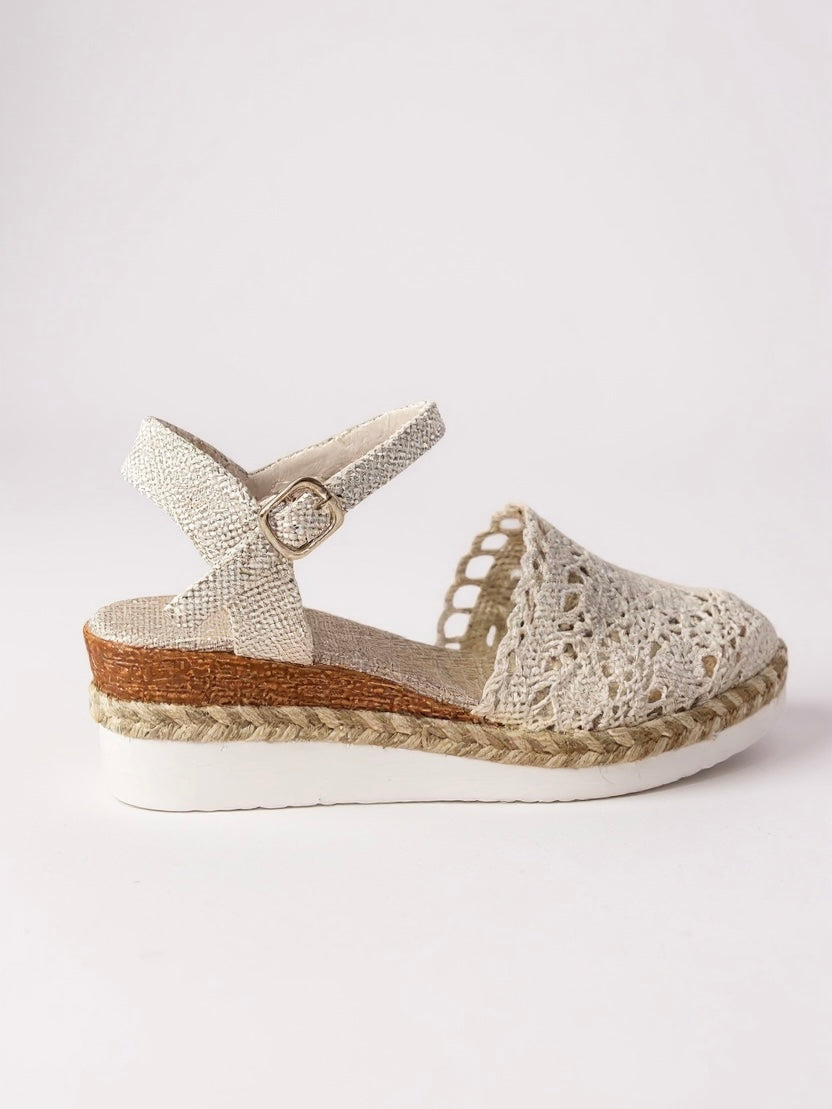 Lyra Crochet Platform Sandals