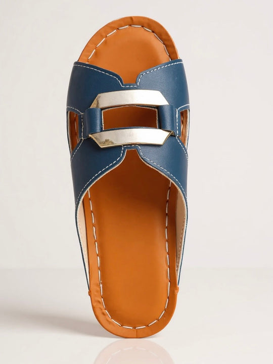 Dara Double-Buckle Slides