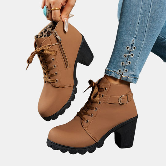 Maisie - Casual Heeled Ankle Boots