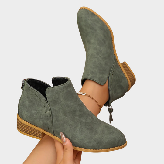 Oakley - Low Heel Ankle Boots