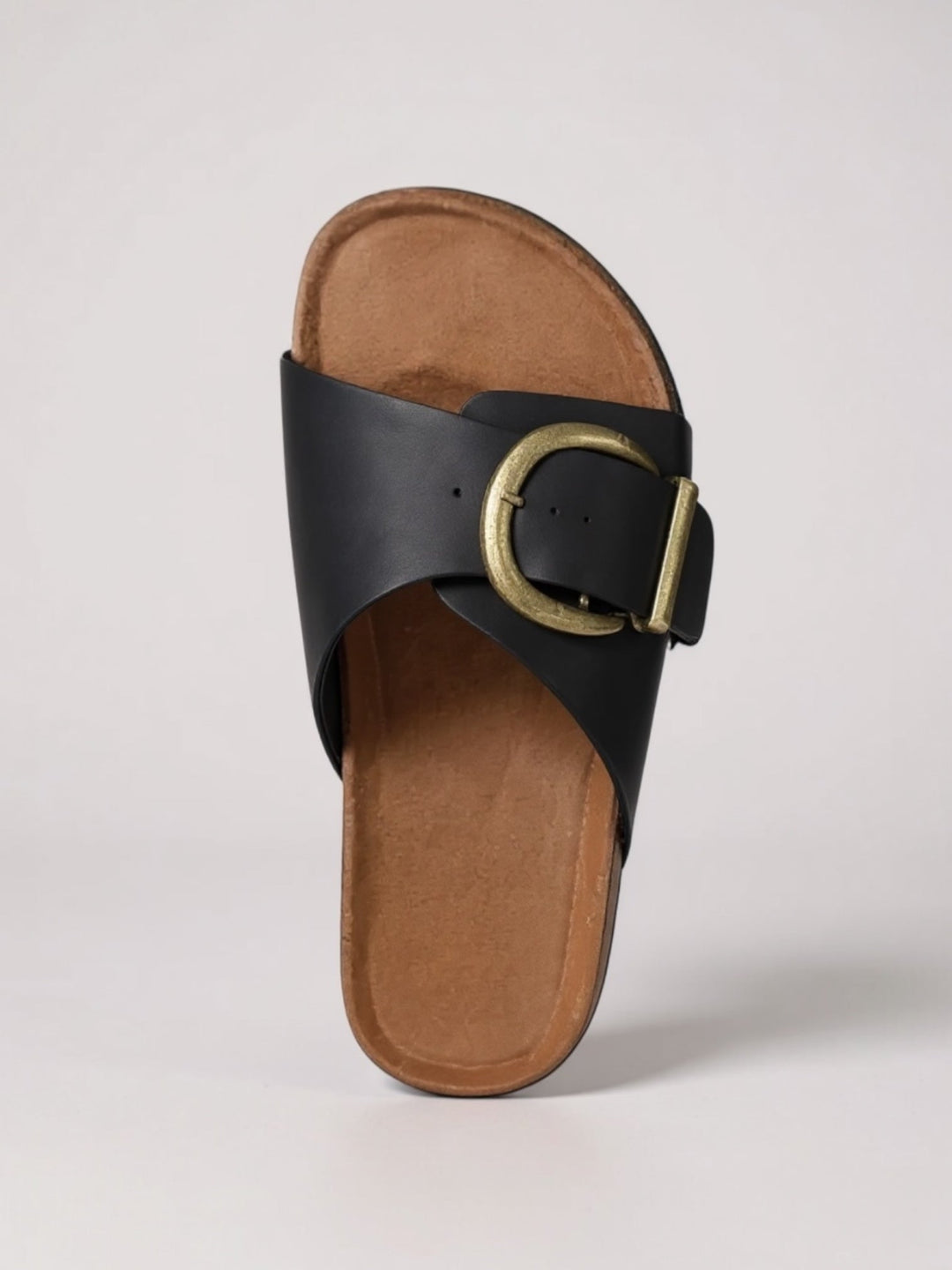 Lina Buckle Comfort Slides