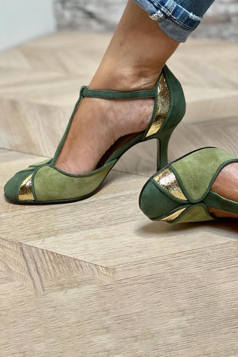 Taviana - Patchwork Heels