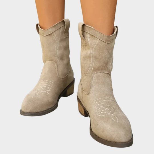 Chandler - Cowboy -Style Ankle Boots