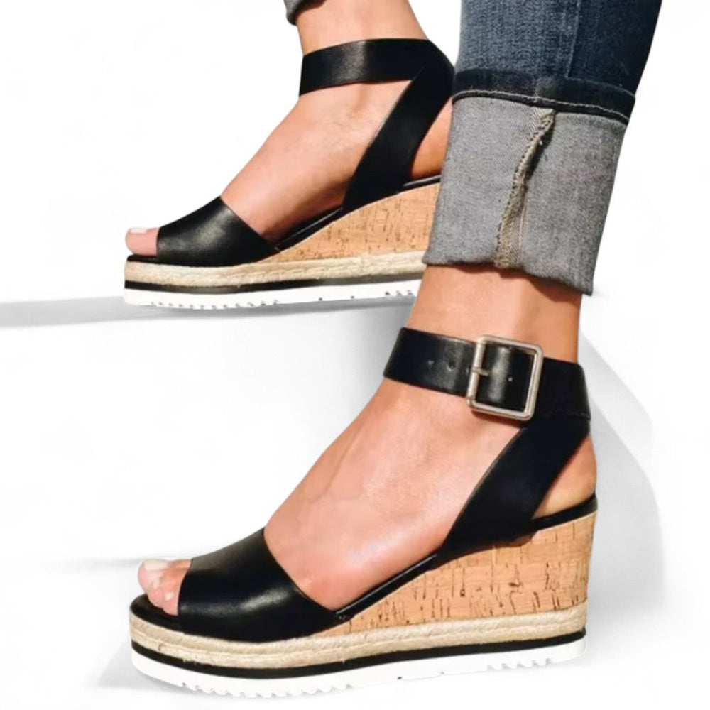 Cassandra - Stylish Wedge Sandals