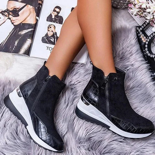 Niniane - Orthopedic Ankle Boot with Side Zipper