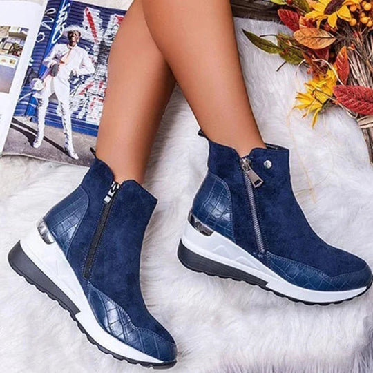 Niniane - Orthopedic Ankle Boot with Side Zipper